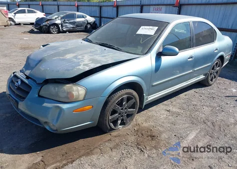 2002 Nissan Maxima Gle z USA, uszkodzony, nr VIN JN1DA31D52T454380